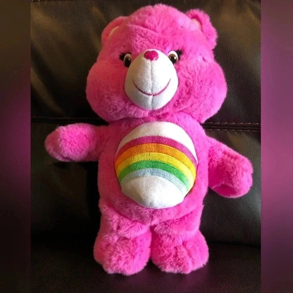 Care Bears Other - Care Bears Cheer Bear 14" Stuffed Plush 2014 EUC